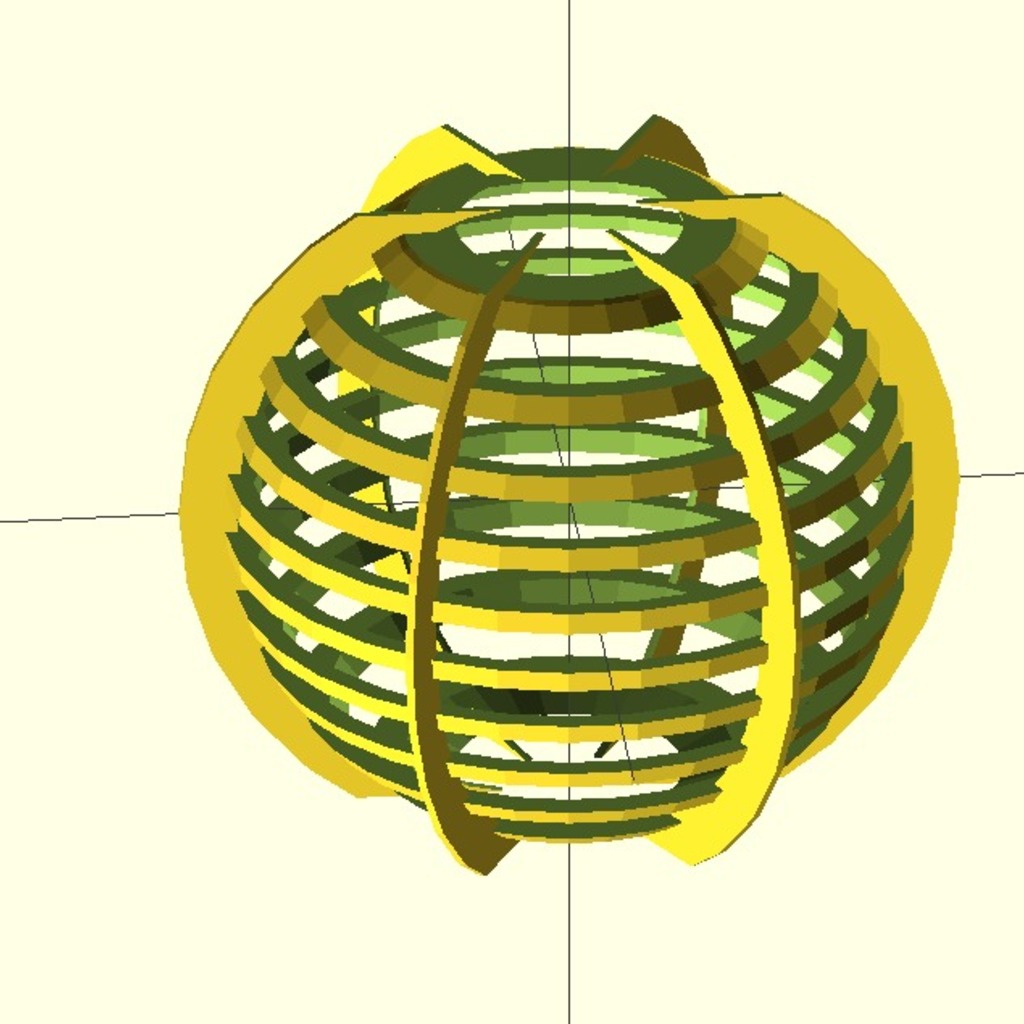 Experimental ring lampshade