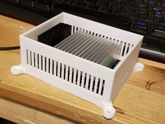 Mosfet hot bed/end enclosure with 50mm fan