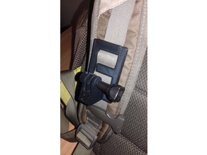 Action cam backpack mount