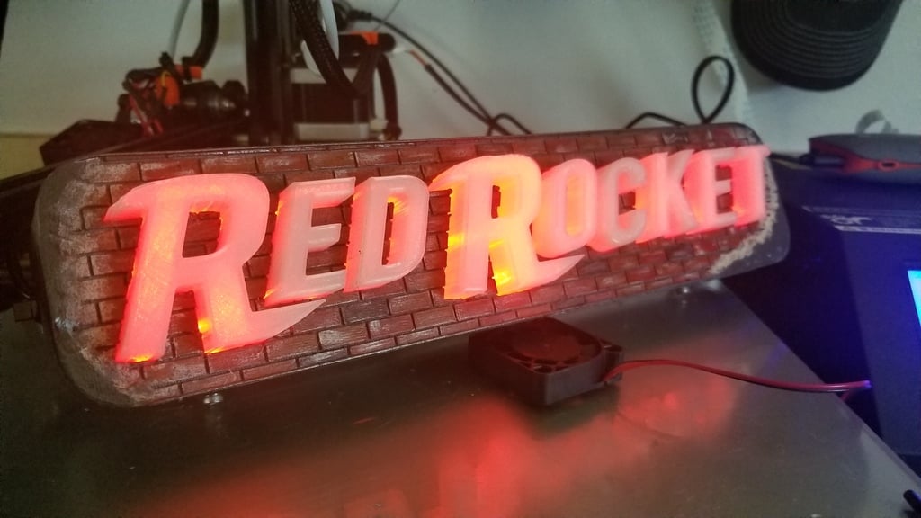 Fallout Red Rocket Sign