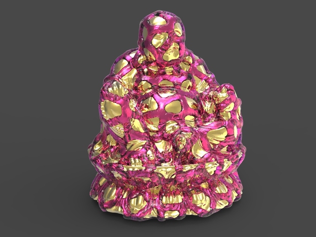 bust bouddha wrapped