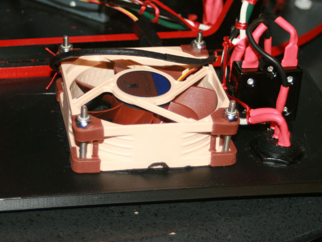 Rostock MAX v2 Power Panel with 80mm Fan and Filter frame