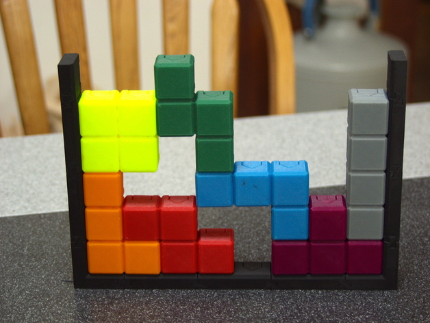 Magnetic Tetris Playset