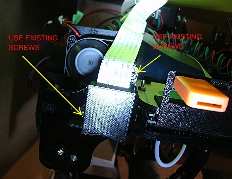 Startt/TronXY XY-100 Micro SD Card Cable Extender Housing