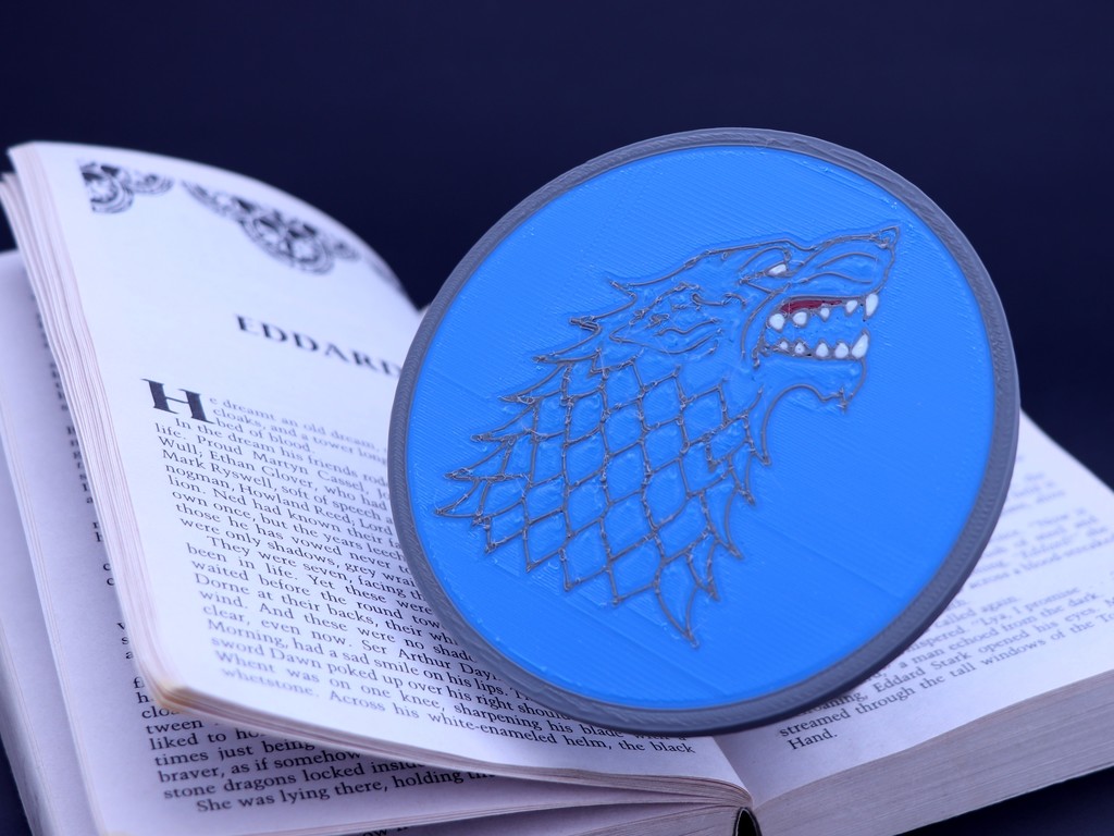 Multi-Color Game of Thrones Coaster - House Stark