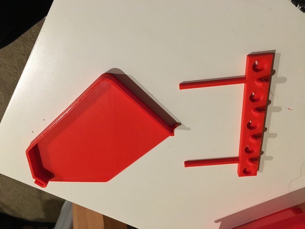 Pegboard Bin Accessories: Adapter and Divider