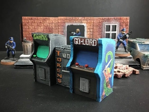 Image of Arcade Cabinets (28mm/Heroic scale)