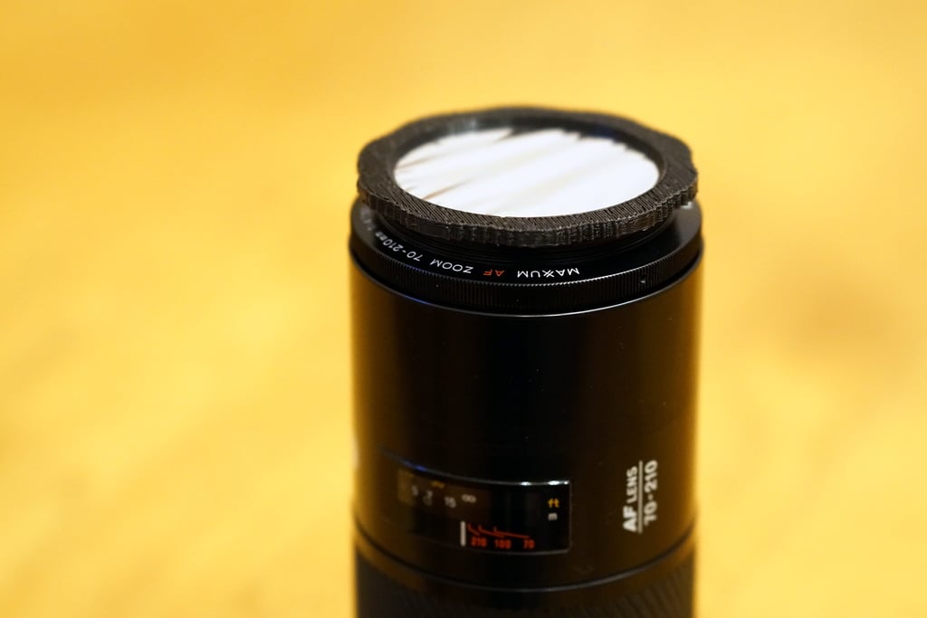 3D-Printed Screw-In Lens Filter Holder