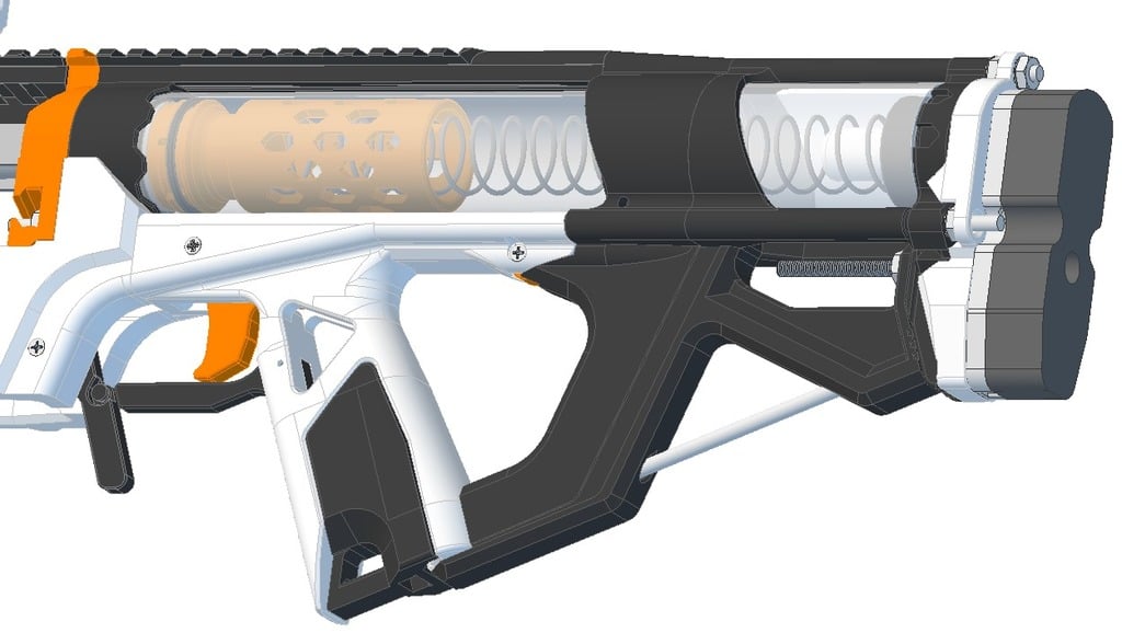 Nerf Caliburn - Cosmetic Stock Spacers