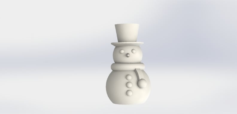 snowman Christmas Decoration simple