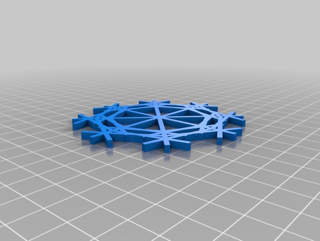 999 Pointy Snowflake Ornament