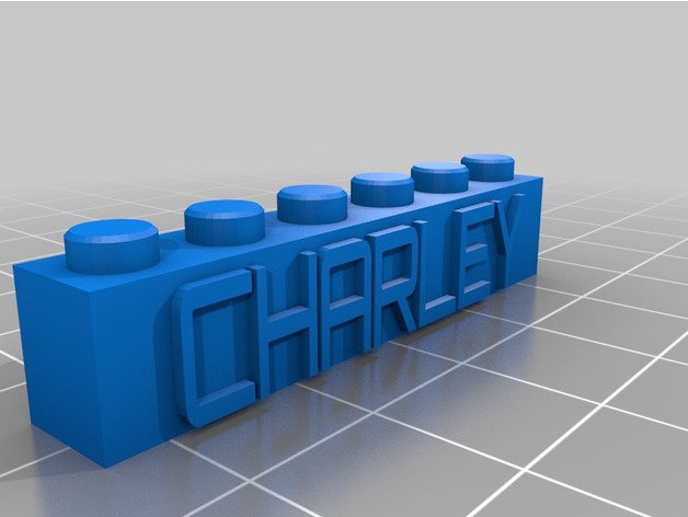 My Customized Lego Block Charley