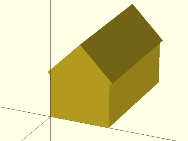 Parametric hollow model house