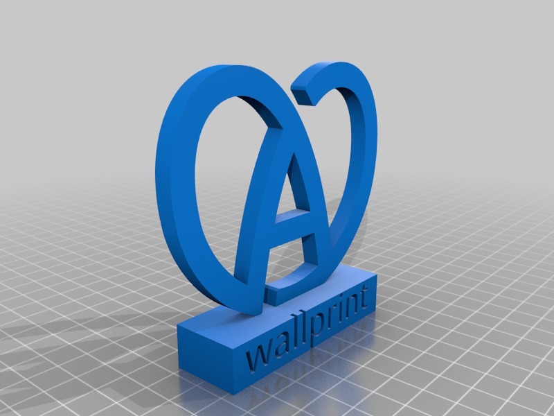 Logo 3D marque Alsace personnalisé avec podium et text