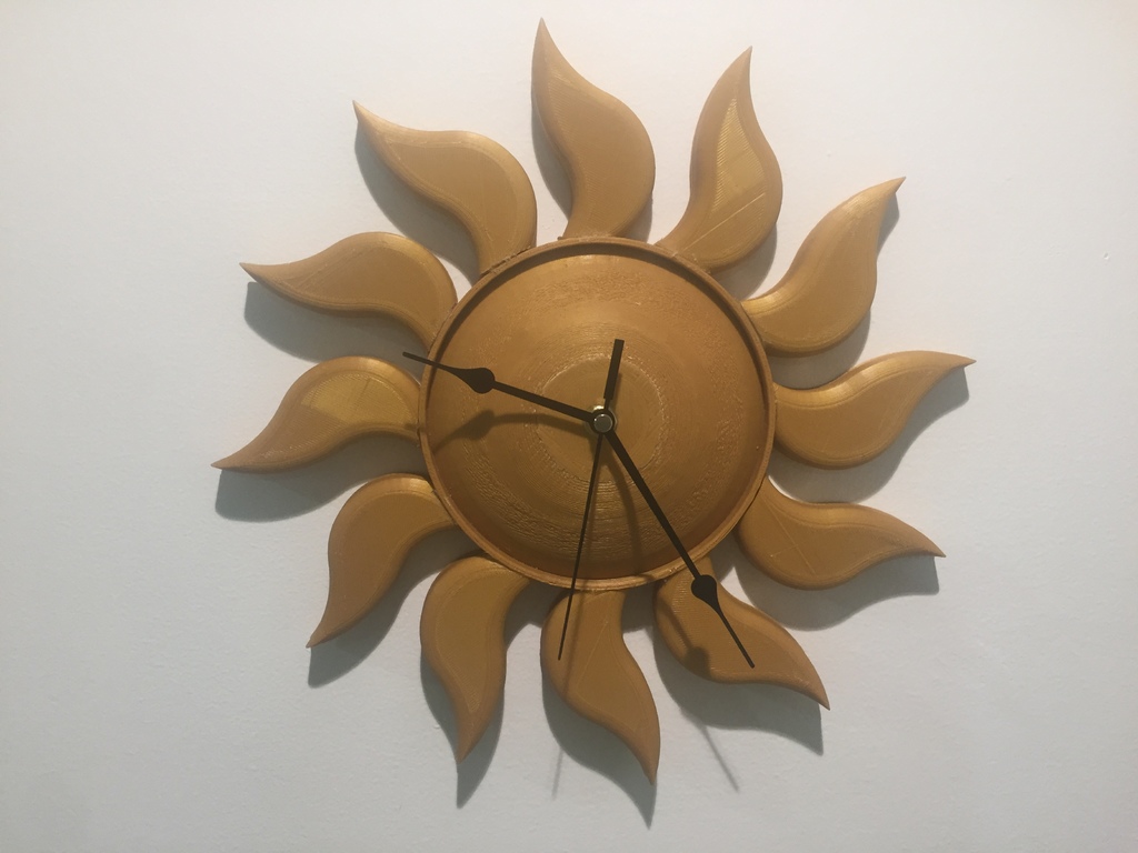 Sun-Inspired clock