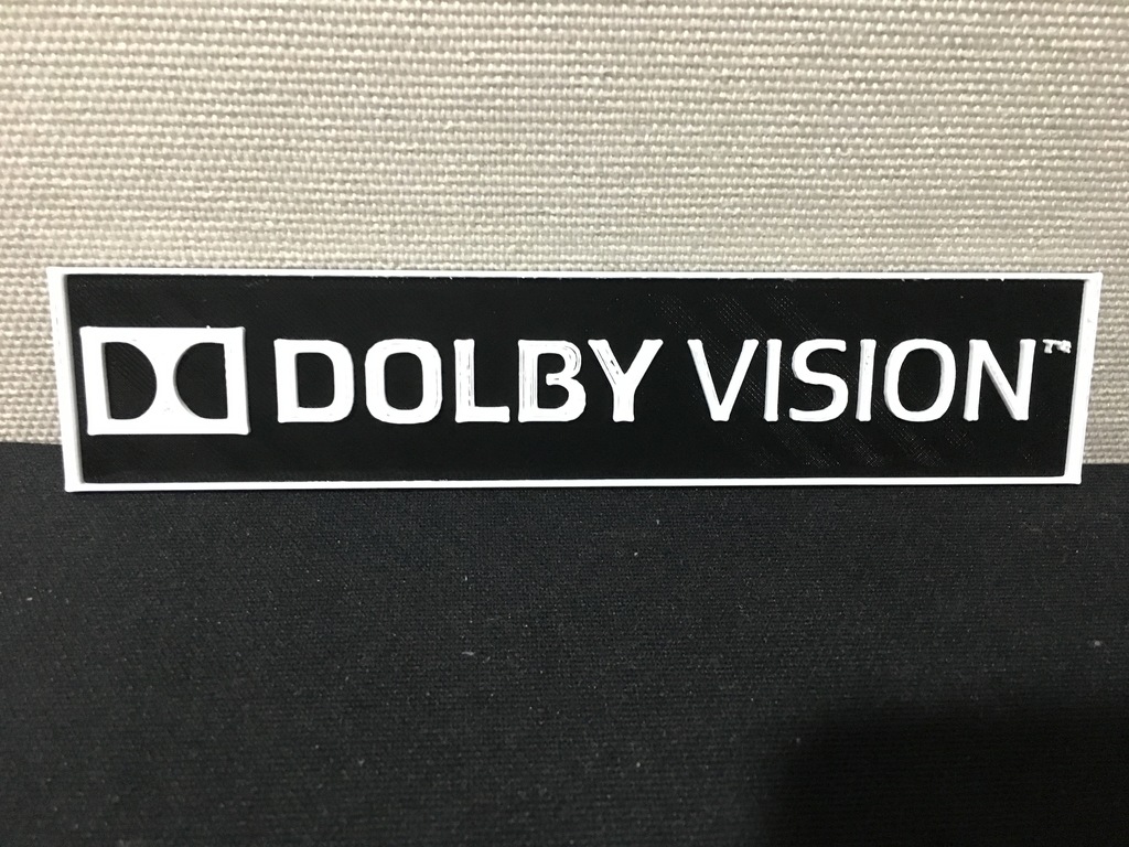 Dolby Vision Sign Horizontal