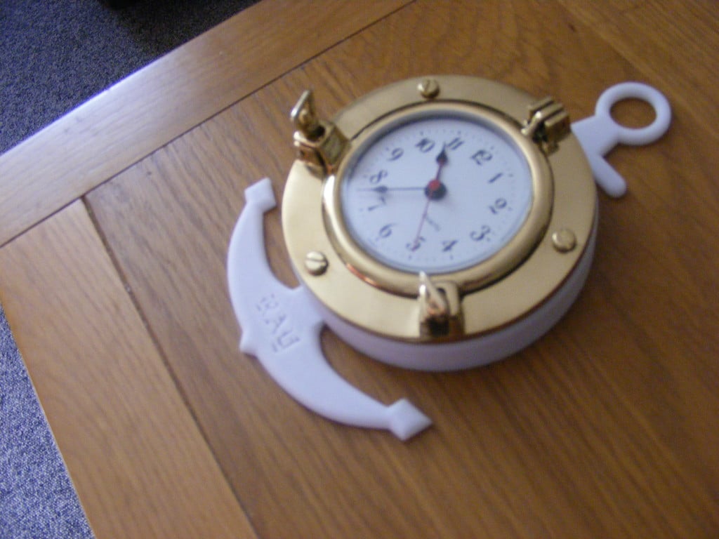nautical clock printed