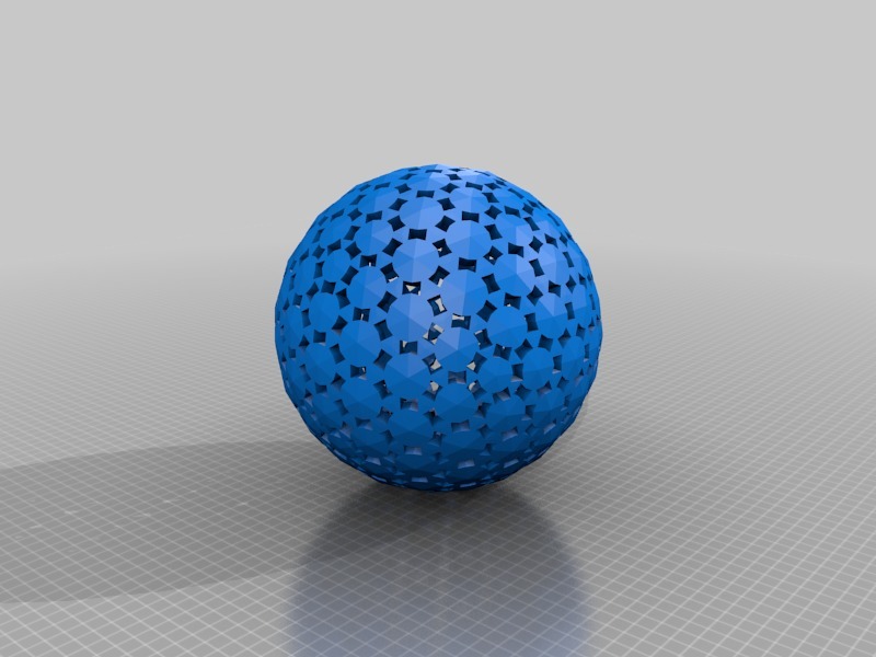 Geodesic 4V Sphere pattern100