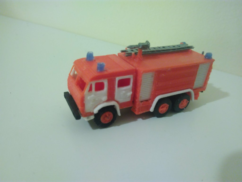 Russian Fire Truck - KamAZ 1:87 (H0 scale)