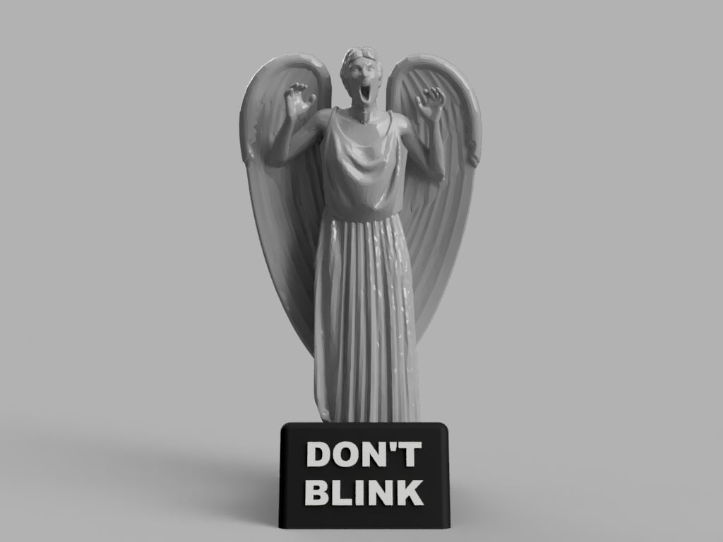 Doctor Who - Weeping Angel with Illuminating Base