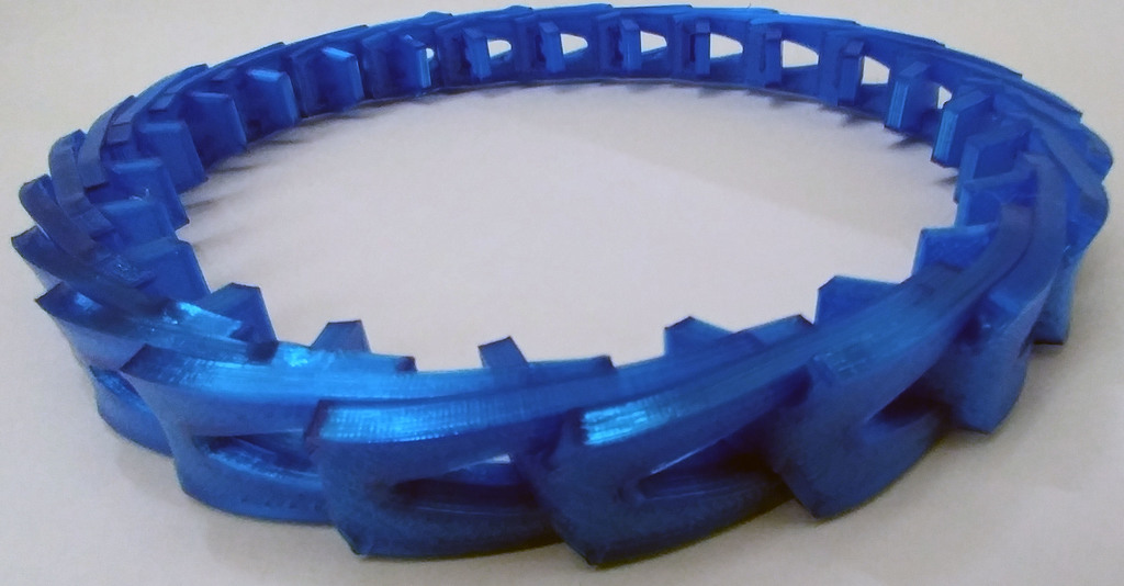 LinkBelt for flexible filament