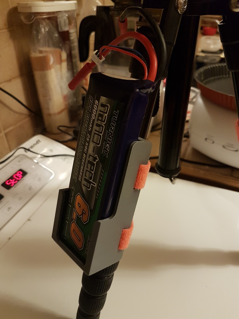 LiPo Battery Holder For Tripod
