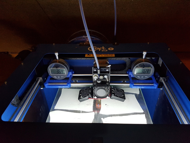 Craftbot Plus Digital Dial micrometer mount