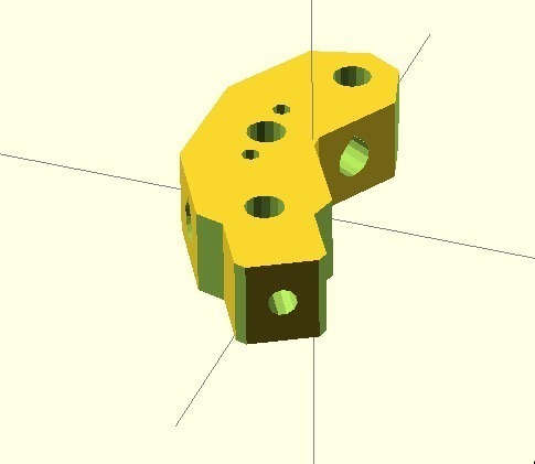 Footed Parametric Frame Vertex (with options for no foot or other hole patterns)