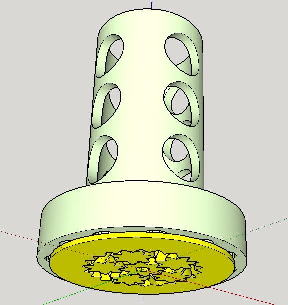 adapter for spool with 5cm hole