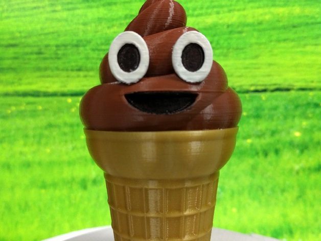 Ice Cream Emoji Or Poop On A Cone