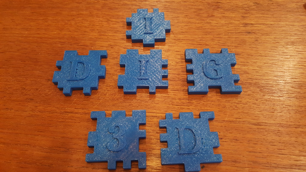 "I Dig 3D" 6 Piece Puzzle