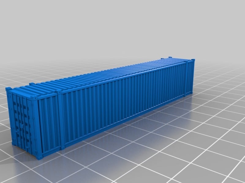48' standard container in 1:160 scale