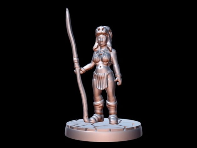 Image of Barbarian Priestess (15mm scale)