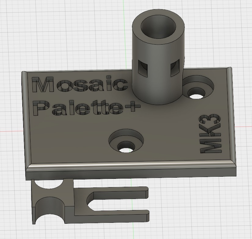 MK3 Filament Sensor Cover With Mosaic Palette+ Connector