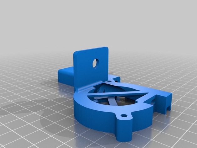 Replicator 2 build plate fan mount