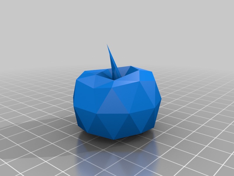 Low Poly Pumpkin with a good attitude :)