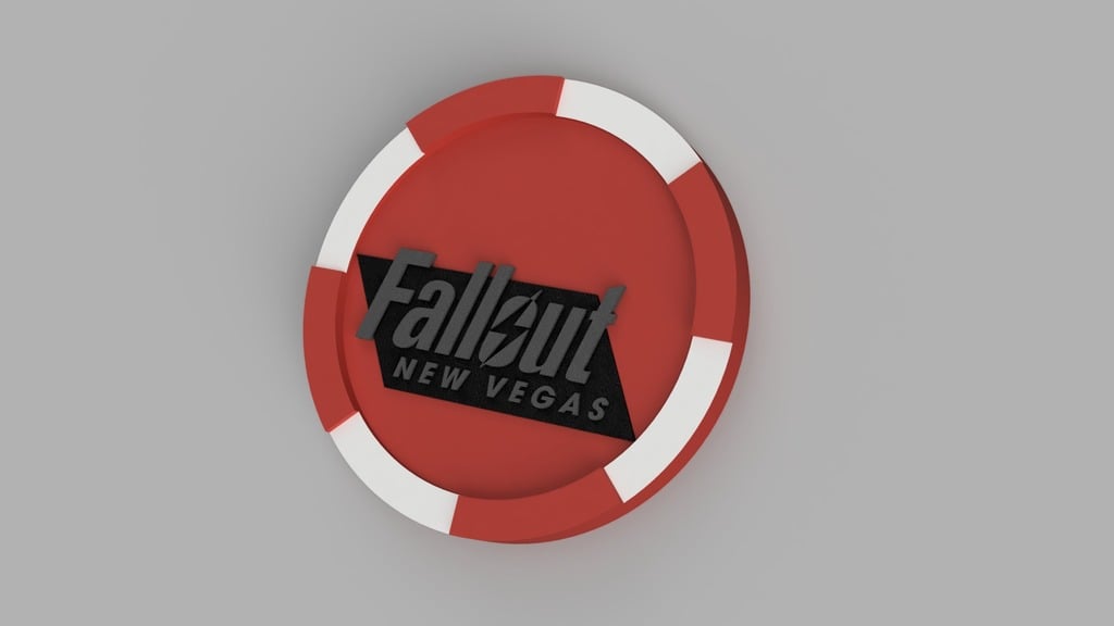 Fallout New Vegas Poker Chip