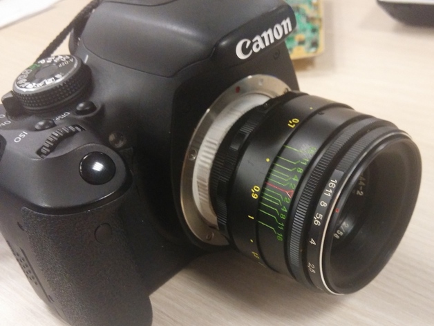 Canon to Zenith Helios adapter