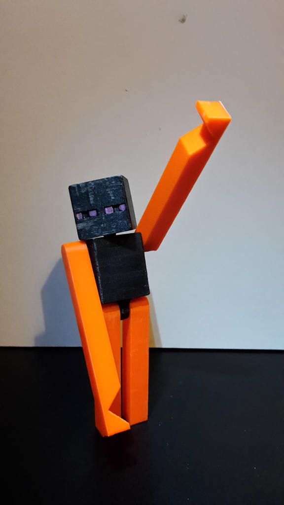 Enderman with movable body parts