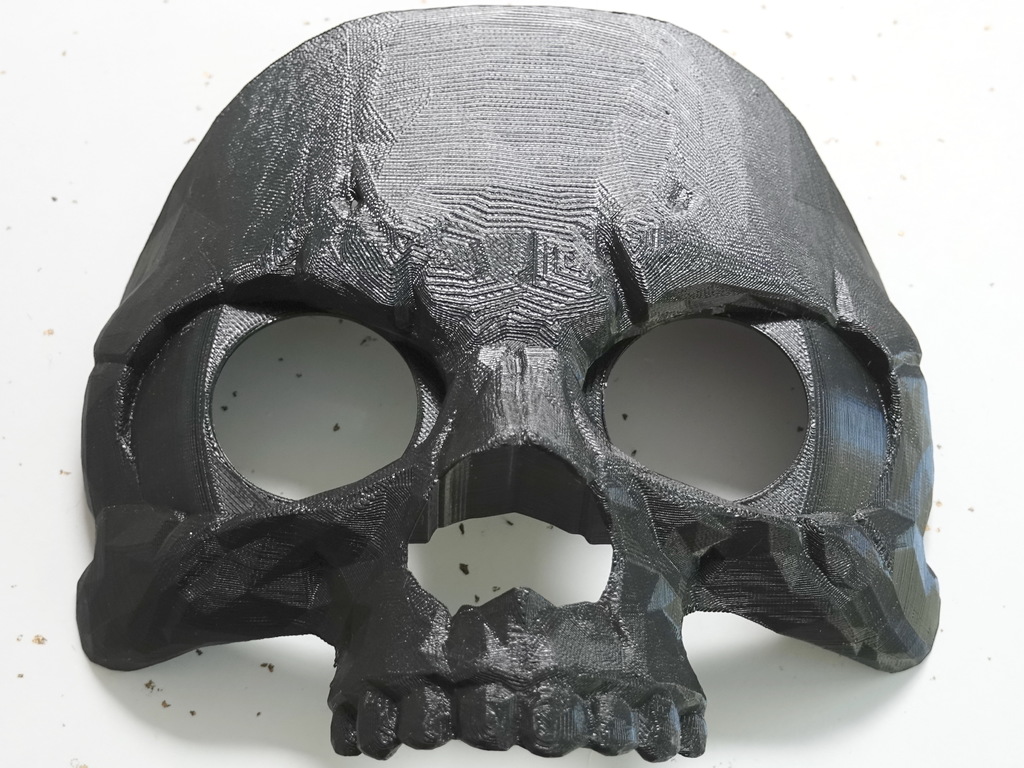 Skull with mounts for Uncanny Eyes hardware