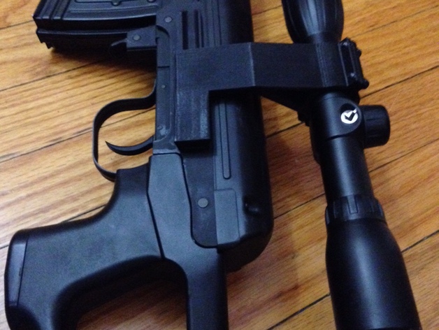 Airsoft SVD side Scope mount