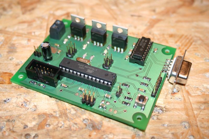 Temperatur controller / Extruder Board for EMC2 Reprap over Rs232
