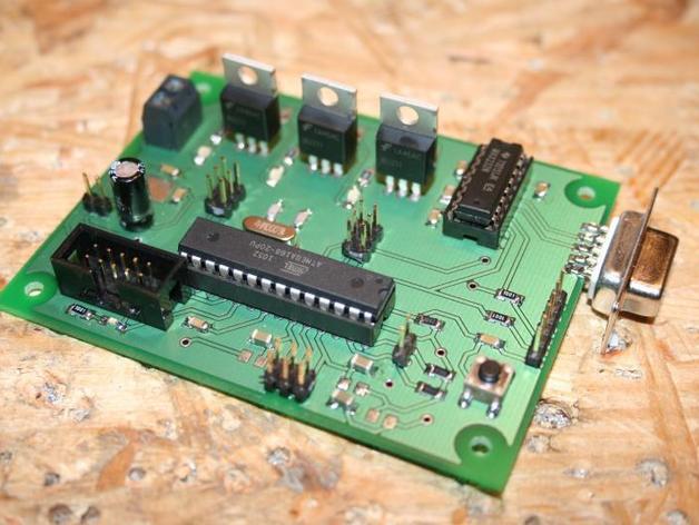 Temperatur controller / Extruder Board for EMC2 Reprap over Rs232