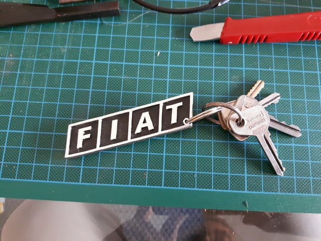 Fiat keychain