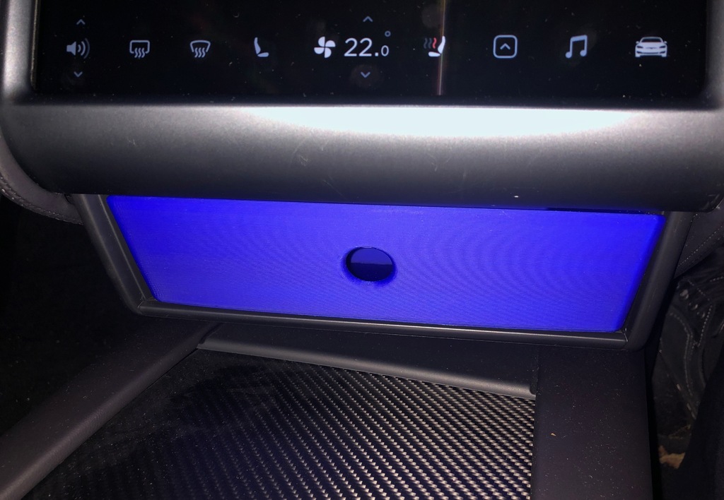 Tesla Model S RHD Centre Console Tray