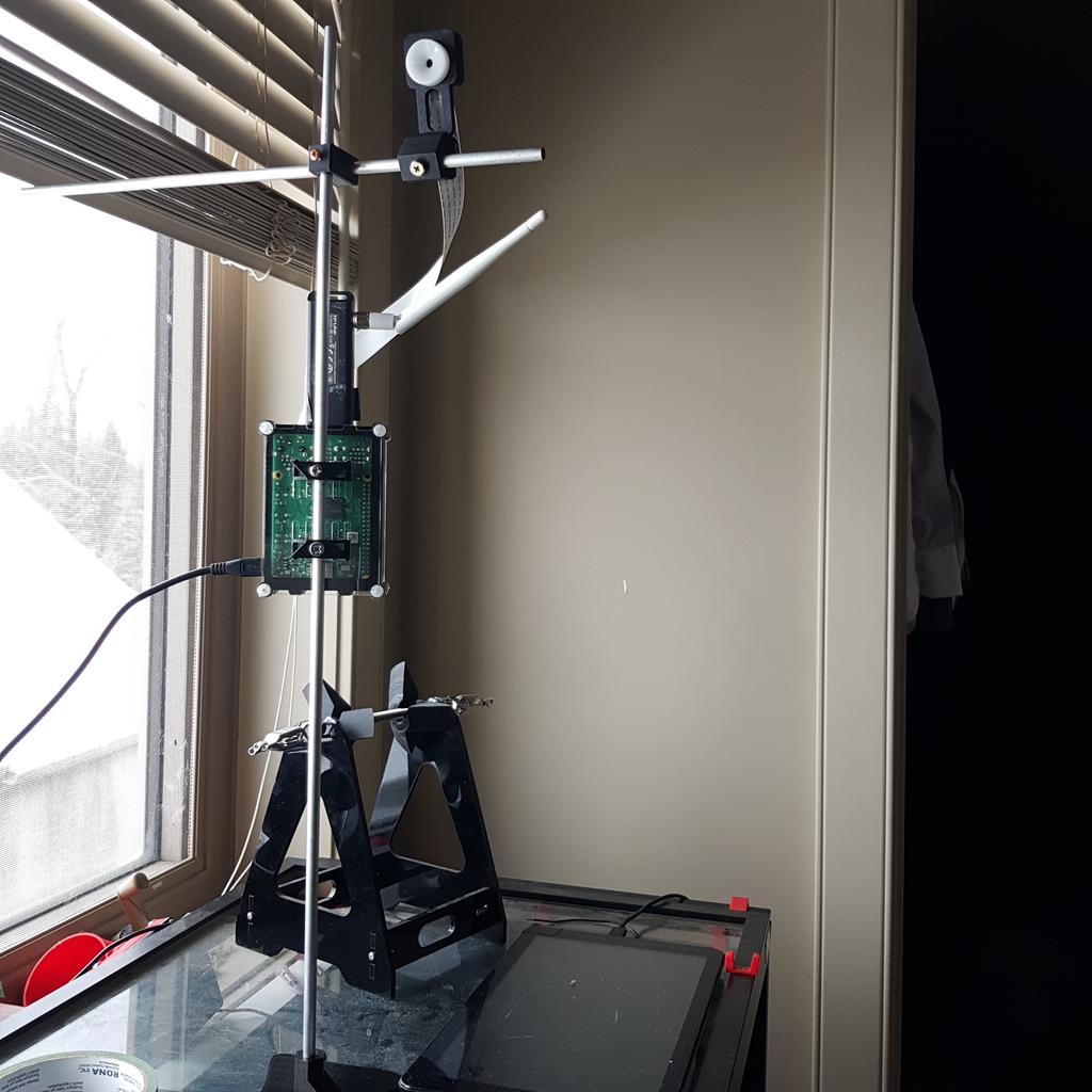 Adjustable Raspberry Pi Time-lapse Camera Stand
