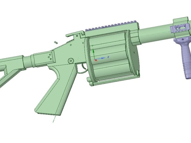 M32 MGL Grenade Launcher prop