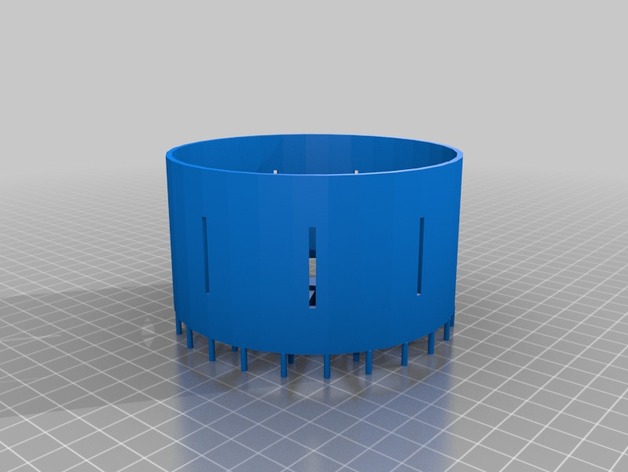 Zoetrope Wheel (Print Ready /W Black Print Supports)