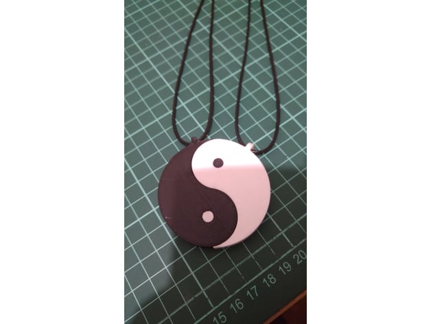 Yin Yang Magnet Necklace