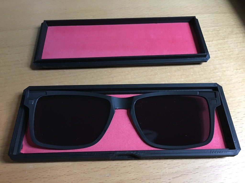 Glasses Case for clip-on sunglasses (Zenni model 6499621)